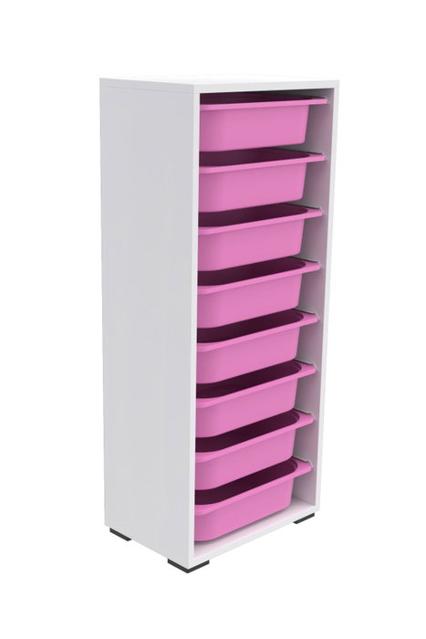 Hanah Home Armario Multiusos Blanco y Rosa Hanah Home Armario Multiusos Blanco y Rosa